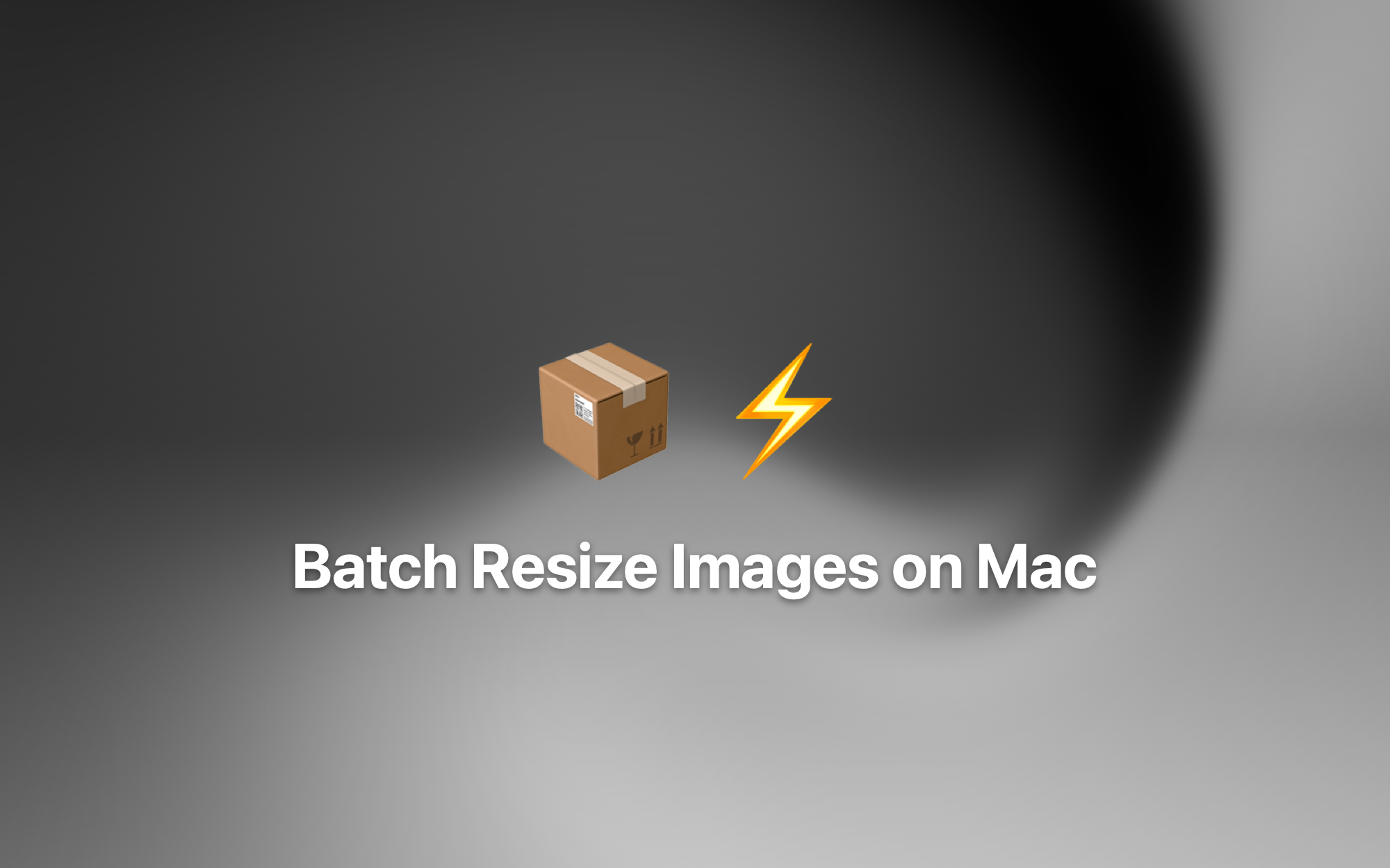 Batch Resize Images on Mac cover