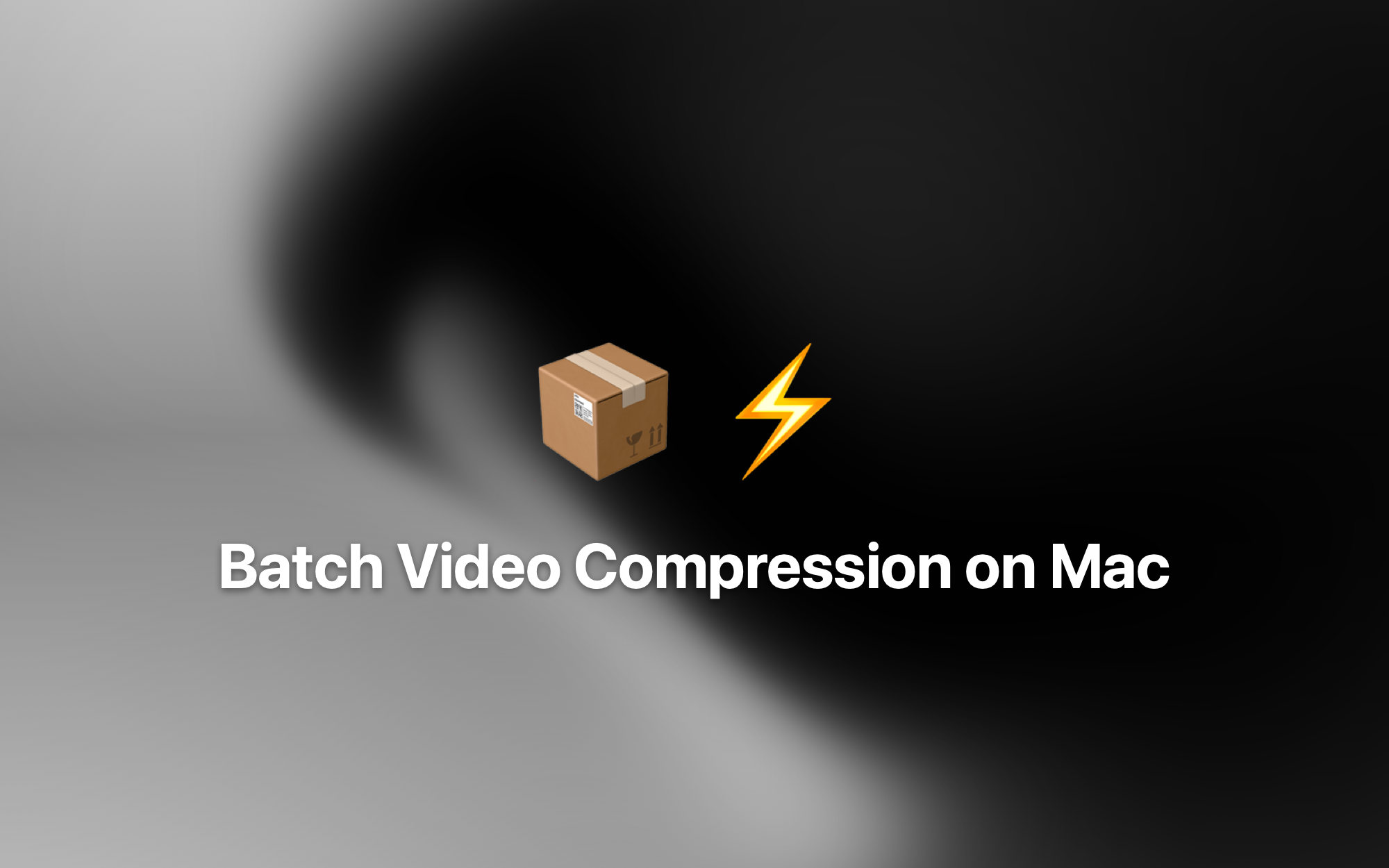 Batch Video Compression on Mac cover