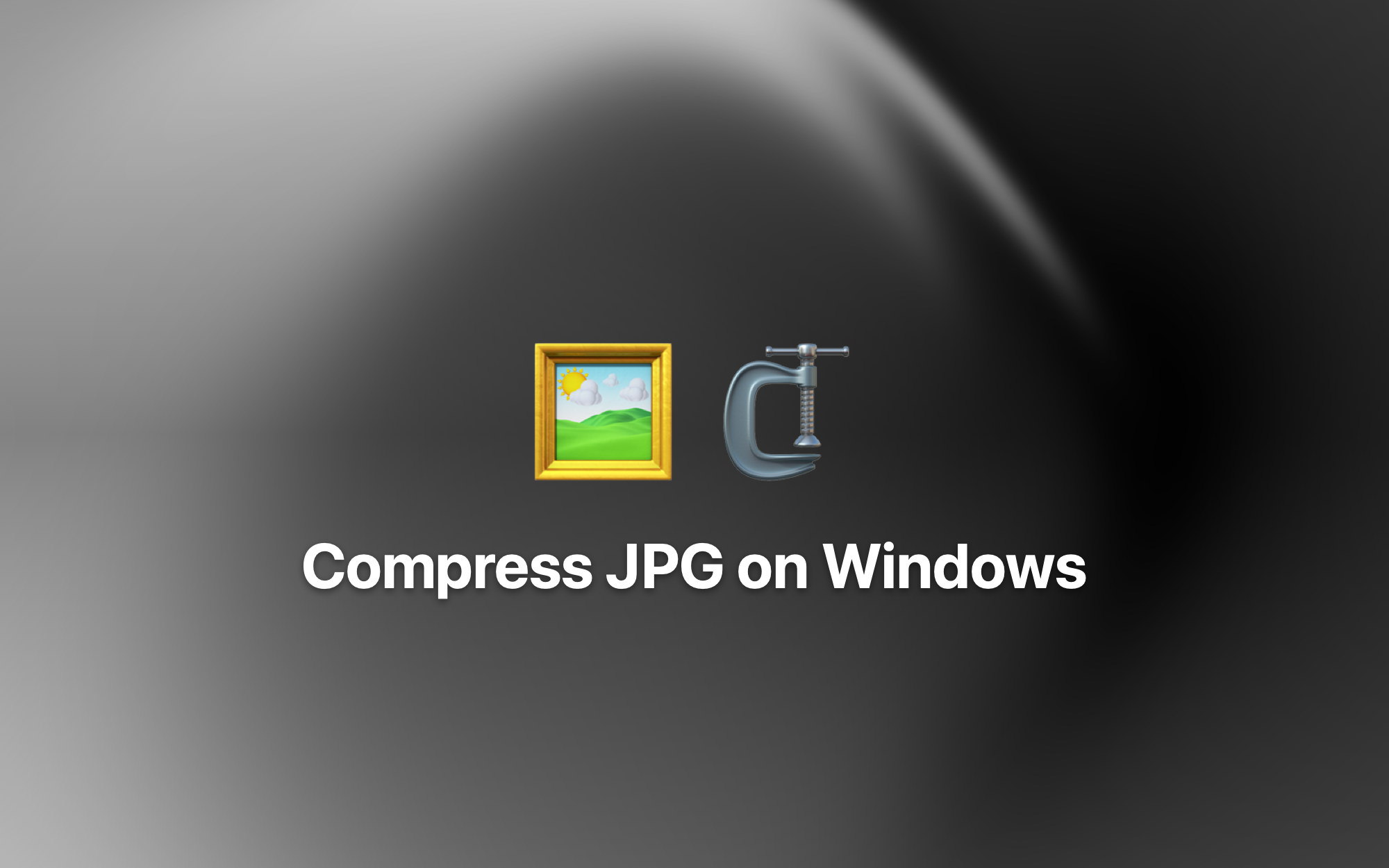 Compress JPG on Windows cover