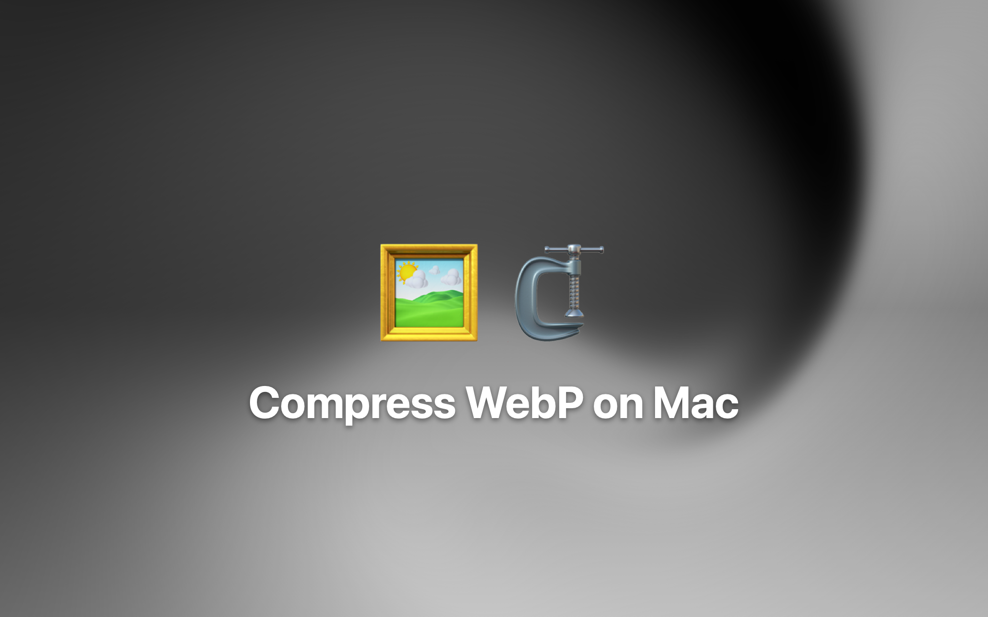 Compress WebP on Mac cover