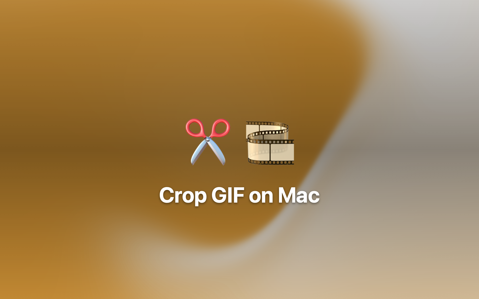 Crop GIF on Mac cover
