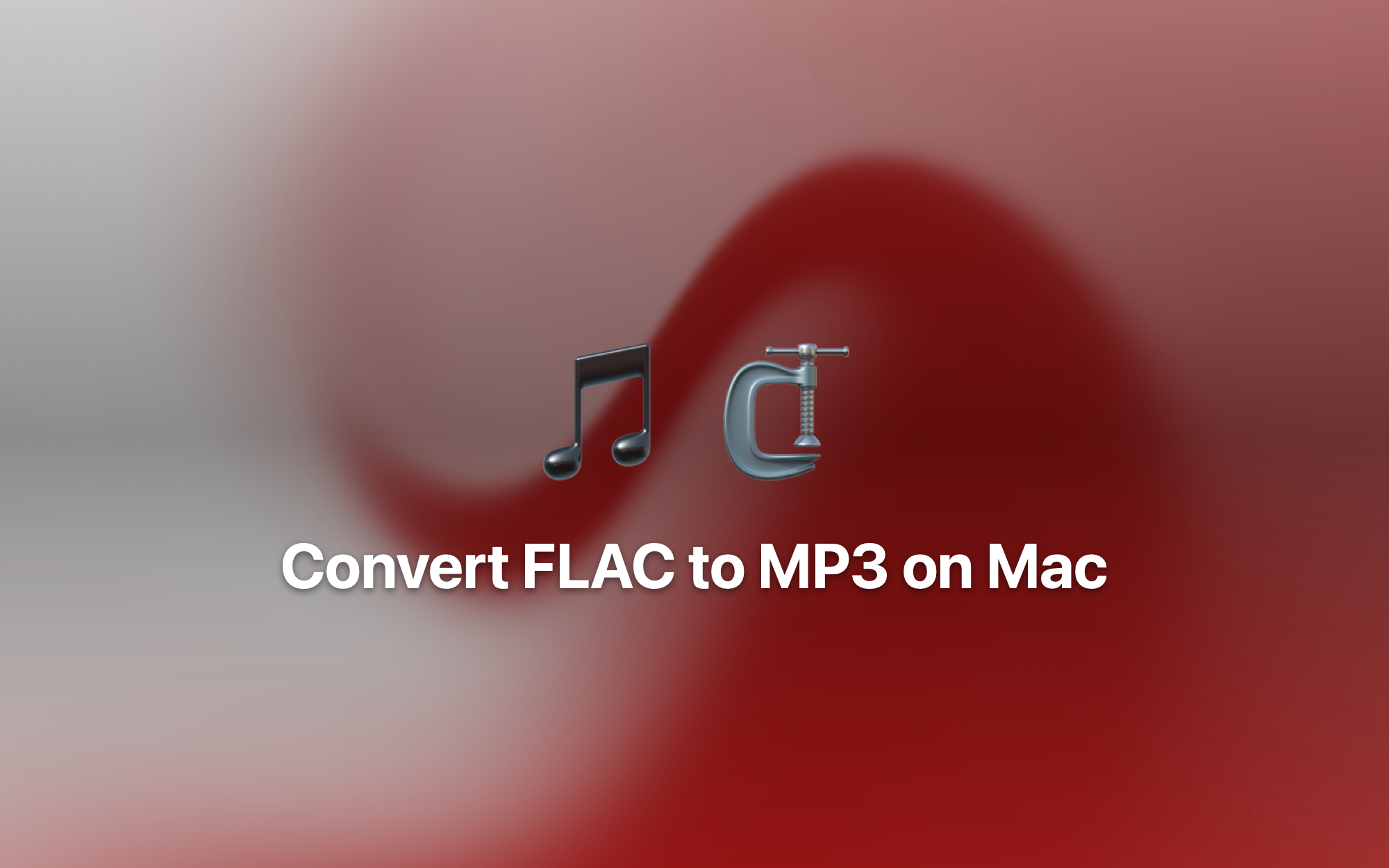 Convert FLAC to MP3 on Mac cover