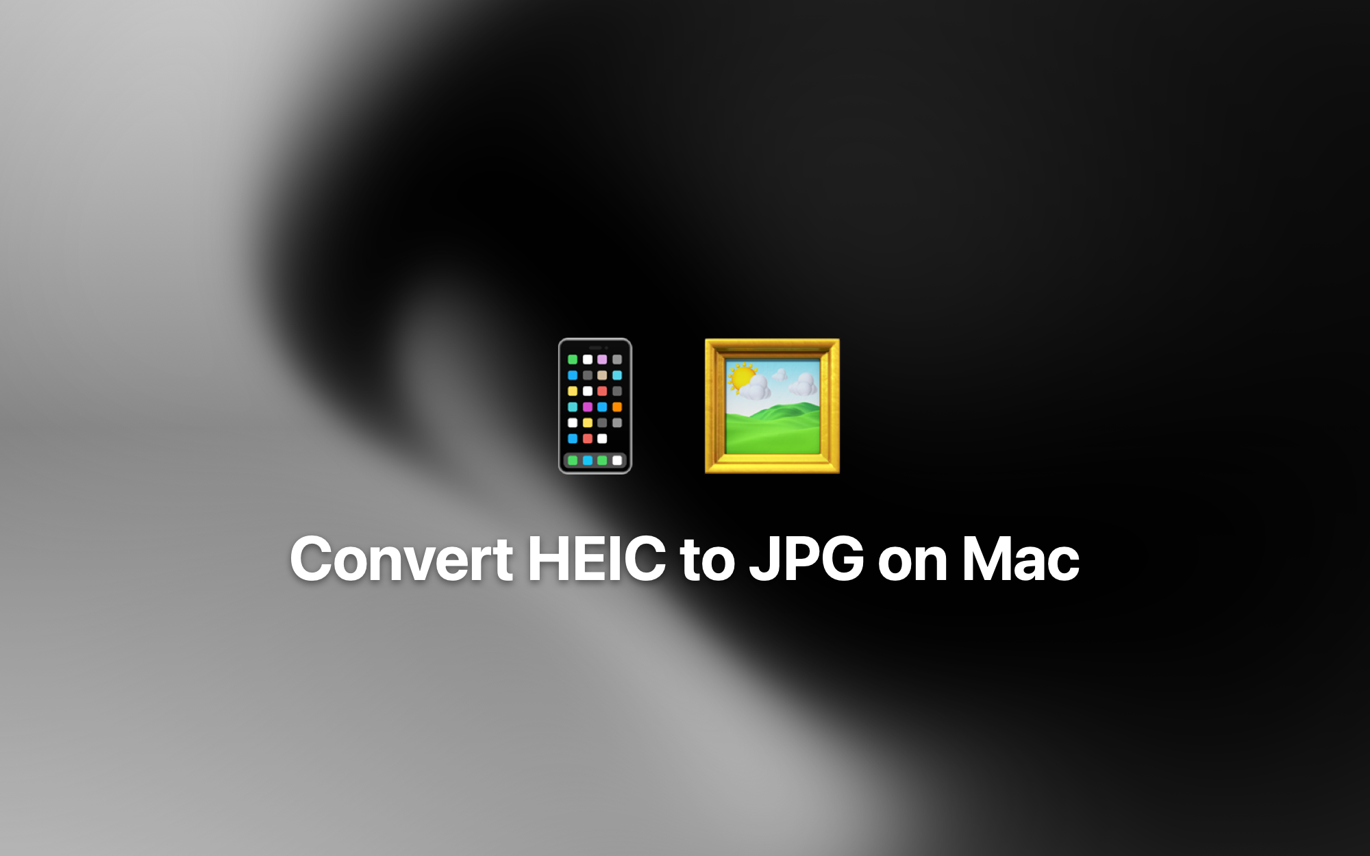 Convert HEIC to JPG on Mac cover