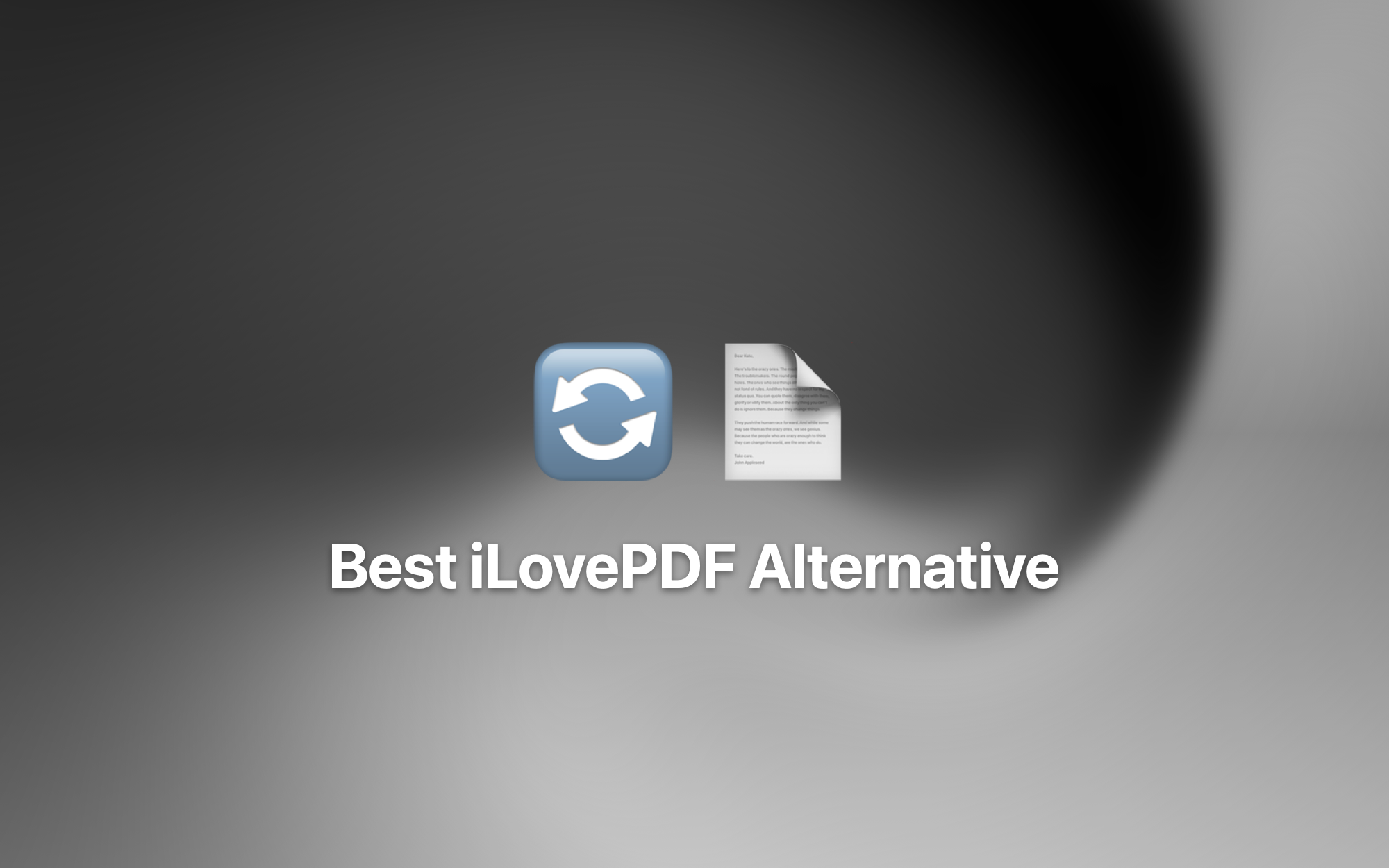 Best iLovePDF Alternative cover