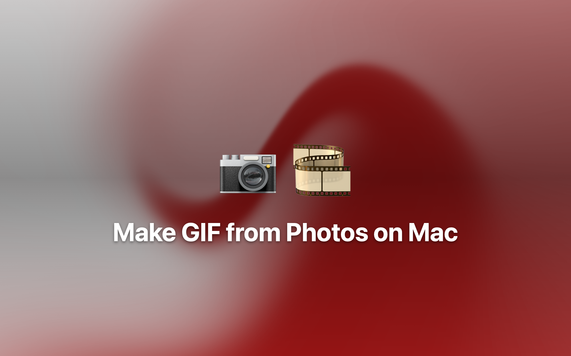 Make GIF from Photos on Mac cover