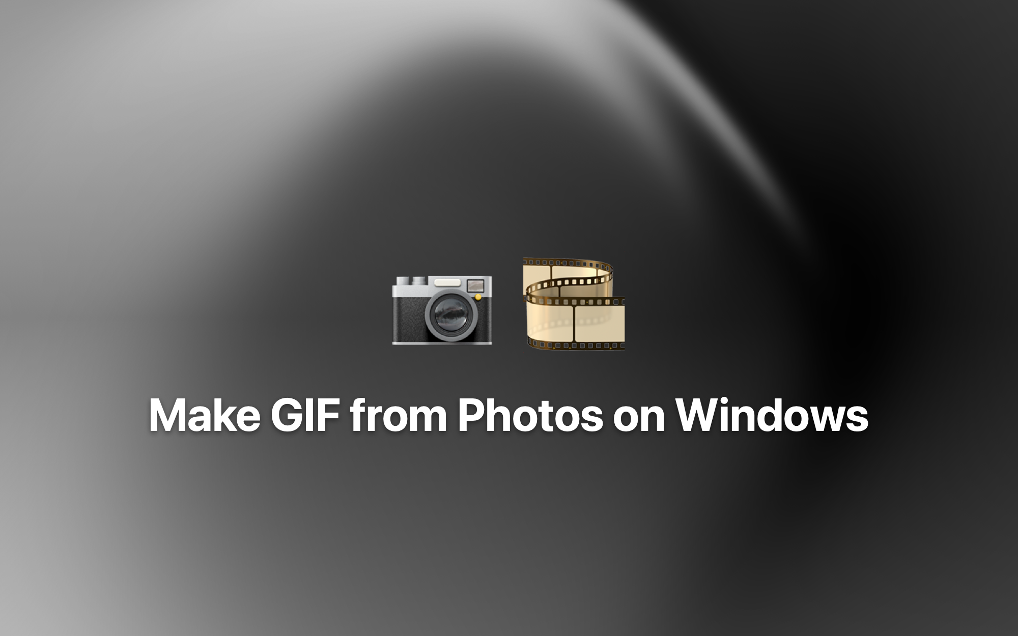Make GIF from Photos on Windows cover