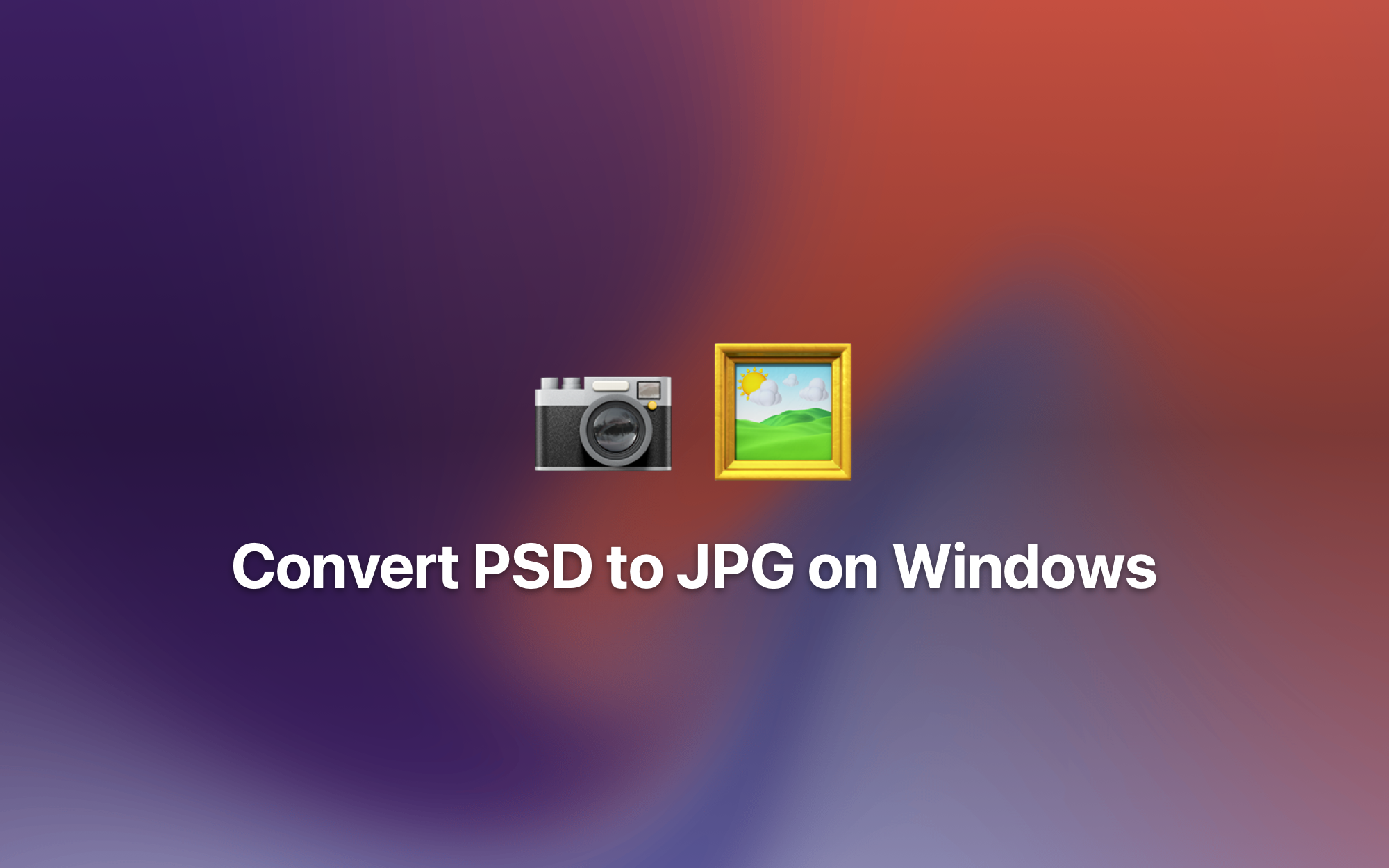 Convert PSD to JPG on Windows cover