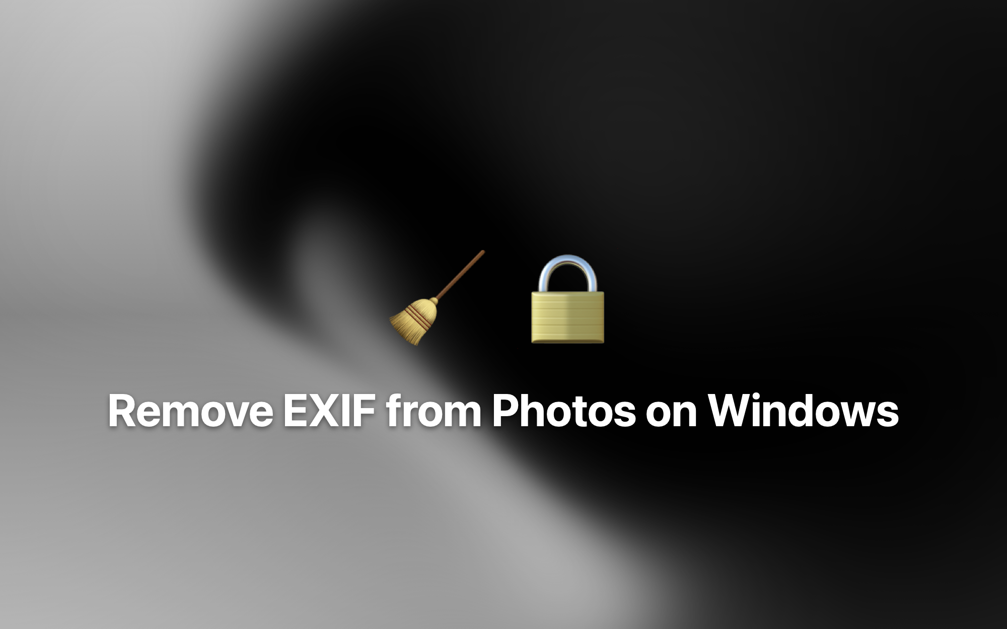 Remove EXIF from Photos on Windows cover