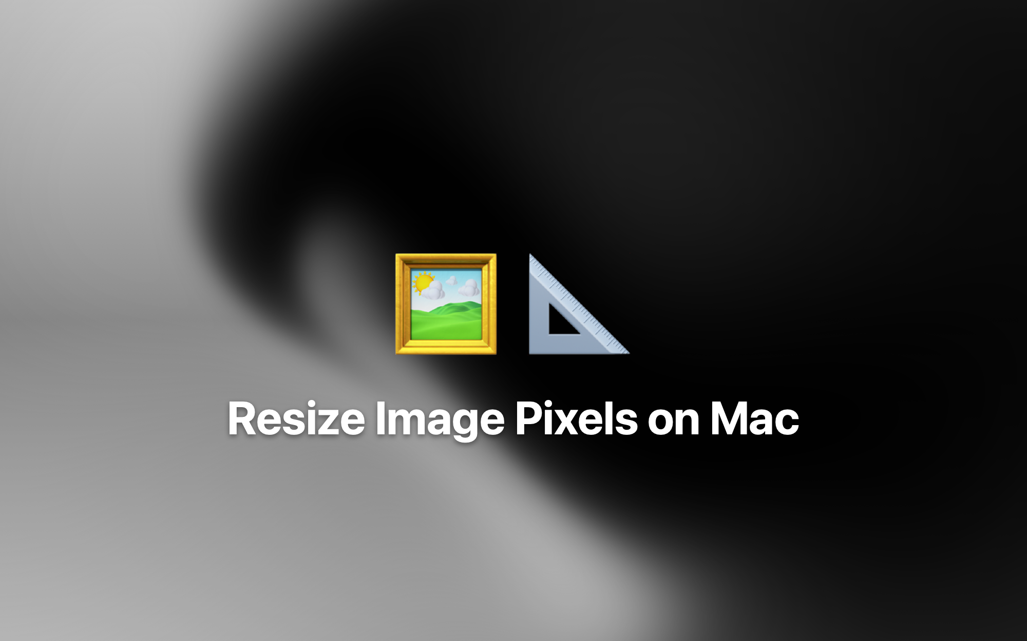 Resize Image Pixels on Mac cover