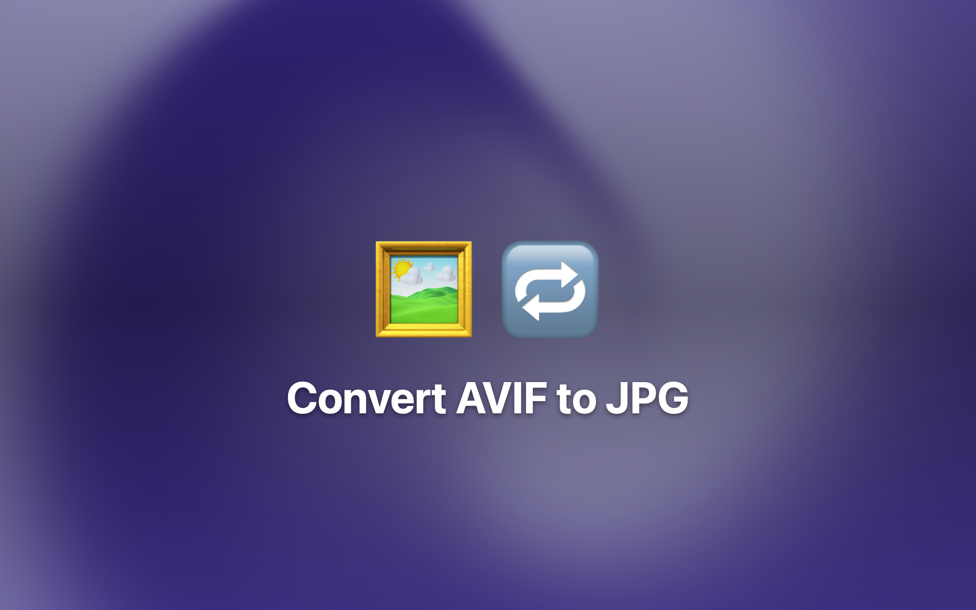 Imagem de capa de Converta AVIF para JPG