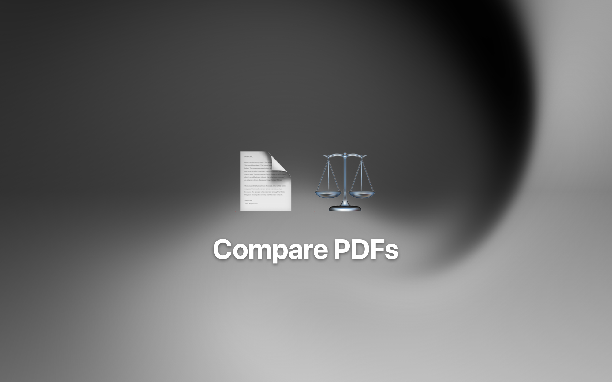 Imagem de capa de Comparar PDFs