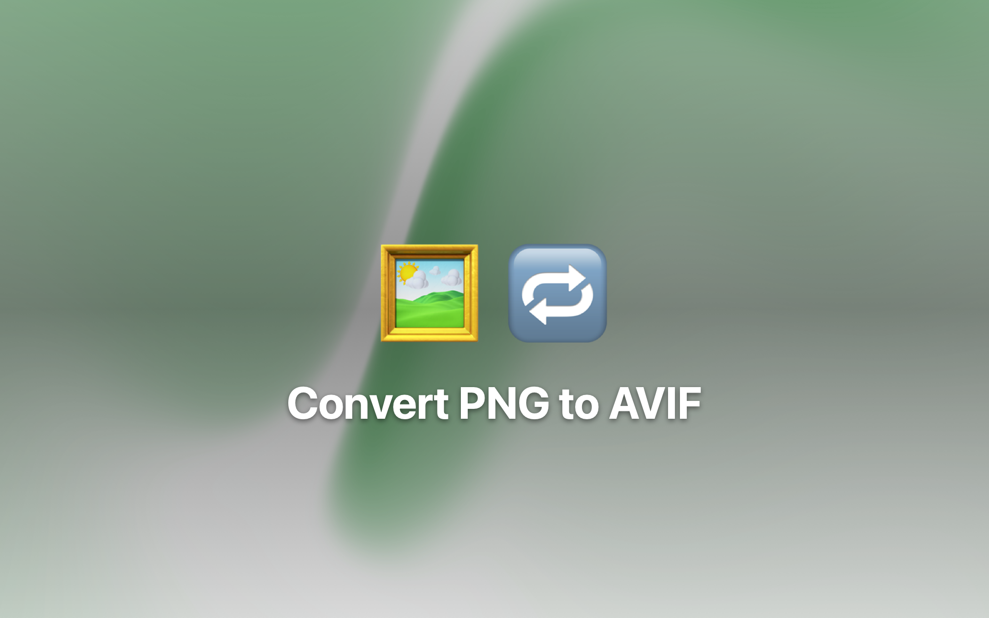 Imagem de capa de Converta PNG para AVIF
